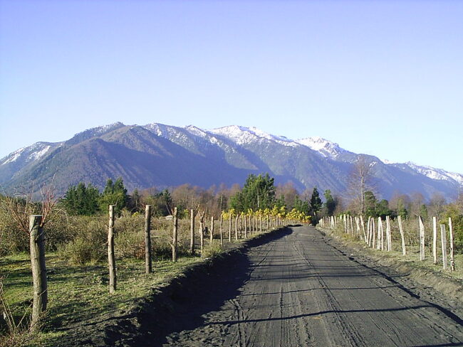 Cerro Peñón o Pelado en Melipeuco