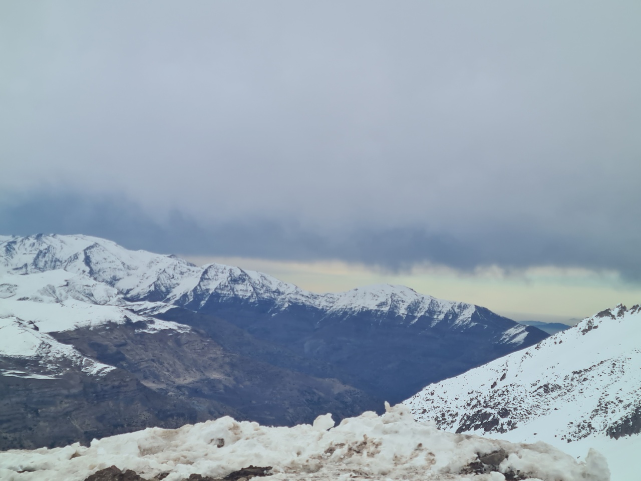 Vista desde Valle Nevado